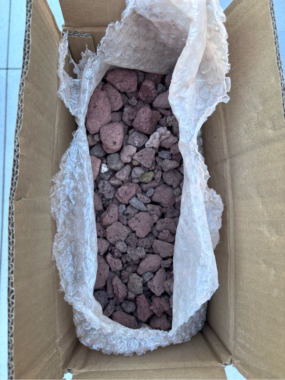 3 pounds of Red Lava Rock